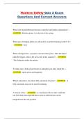 Hunter Safety Quiz 2 &ndash; Exam &ndash; Complete Questions and Correct Answers Study Guide