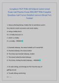 Accuplacer NGN With All Subjects Latest Actual  Exam And Practice Exam 2026-2027 With Complete  Questions And Correct Detailed Answers&vert; Brand New  Version&excl;