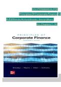 Solution Manual for Principles of Corporate Finance 14th Edition Author&colon;Richard Brealey&comma; Stewart Myers&comma; Franklin Allen and Alex Edmans&comma; All Chapters&lbrack;1-34&rsqb;Latest Version