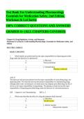 Test Bank for Understanding Pharmacology&colon; Essentials for Medication Safety&comma; 2nd Edition by Mary K&period; Workman & Linda LaCharity &lpar;ISBN&colon; 9780323627240&rpar; &mdash; Complete Chapter Questions and Answers 2026
