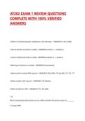 AT202 EXAM 1 REVIEW QUESTIONS COMPLETE WITH 100&percnt; VERIFIED ANSWERS &vert; VERIFIED EXAM QUESTIONS