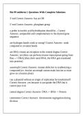 Bio 99 midterm 1 Questions With Complete Solutions