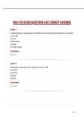  NAFI CFEI &lpar;Certified Fire and Explosion Investigator&rpar; Exam Questions and Correct Answers