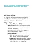 NR507 Edapt Week 3&colon; Obstructive and Restrictive Lung Diseases &vert; 2026 Updated  Study Guide 