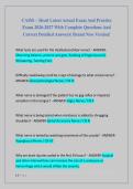  CAISS Bundled Exams Latest Actual Exam And Practice Exam 2026-2027 With Complete Questions And Correct Detailed Answers&vert; Brand New Version&excl;