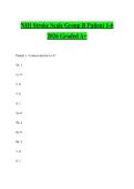 NIH Stroke Scale Group B Patient 1-6 2026 Graded A&plus;