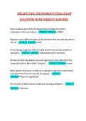 MILADY NAIL TECHNOLOGY FINAL EXAM QUESTIONS WITH CORRECT ANSWERS