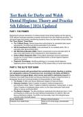 Elite Test Bank for Darby and Walsh Dental Hygiene&colon; Theory and Practice 5th Edition &lpar;2026 Updated&rpar; 