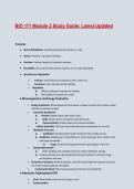 Module 2 Study Guide&vert;BIO 171 Module 2&vert;BIO 171 Module 2 Study Guide&colon; Latest Updated