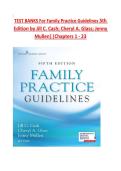 Family Practice Guidelines 5th Edition Study Guide &ndash; Primary Care&comma; Clinical Recommendations & 2026 Exam Prep PDF &lpar;ISBN 978-0826135834&rpar;