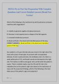 PHTLS Pre & Post Test Preparation With Complete  Questions And Correct Detailed Answers&vert; Brand New  Version&excl; 