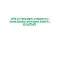 NURS 611-Patho Exam 3 Comprehensive Review Questions and Answers Graded A&plus; 2026 UPDATE 