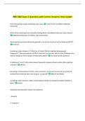 RMI 2302 Exam 2 Questions with Correct Answers&vert; New Update 
