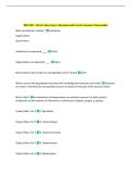 RMI 2302 - FSU Dr&period; Nyce Exam 2 Questions with Correct Answers&vert; New Update