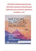 Medical-Surgical Nursing 10th Edition Test Bank 2026 &ndash; Ignatavicius & Workman PDF &vert; ISBN 978-0323612425