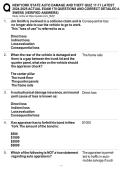 NEW YORK STATE AUTO DAMAGE AND THEFT QUIZ 17-71 LATEST 2024-2025 ACTUAL EXAM 170 QUESTIONS AND CORRECT DETAILED A SWERS &lpar;VERIFIED ANSWERS&rpar;