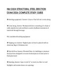 NM GS24 STRUCTURAL STEEL ERECTION EXAM 2026 COMPLETE STUDY GUIDE