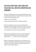 NM GS24 STRUCTURAL STEEL ERECTION EXAM 2026 FULL PRACTICE QUESTIONS AND ANSWERS