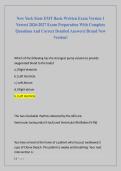 New York State EMT Basic Written Exam Version 1  Newest 2026-2027 Exam Preparation With Complete  Questions And Correct Detailed Answers&vert; Brand New  Version&excl;