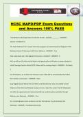 HCSC MAPD&sol;PDP Exam Questions and Answers 100&percnt; PASS