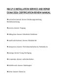 NM LP-5 INSTALLATION SERVICE AND REPAIR EXAM 2026 CERTIFICATION REVIEW MANUAL