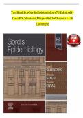 Test Bank For Gordis Epidemiology 7th Edition By David D Celentano&semi; Moyses Szklo Chapters 1 - 20 Complete