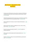 NR451 Exam 1 Questions  With Verified Correct Answers 100&percnt; guaranteed pass