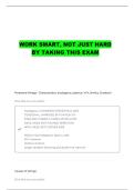 NURS 654 WEEK 9 DIZZINESS QUESTIONS AND CORRECT ANSWERS