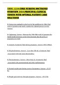 NMNC 1210 CORE NURSING DOCTRINES OVERVIEW 2026 PRINCIPAL CLINICAL TENETS WITH OPTIMAL PATIENT CARE SOLUTIONS