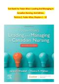 Test Bank for Yoder-Wise&rsquo;s Leading and Managing in Canadian Nursing&comma; 2nd Edition &mdash; Patricia S&period; Yoder-Wise&comma; Janice Waddell & Nancy Walton &vert; Updated 2026 &vert; 100&percnt; Pass Guarantee