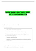 NURS 500 EXAM ONE QUESTIONS AND CORRECT ANSWERS