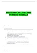 NUR 500 WEEK 1 QUESTIONS AND CORRECT ANSWERS