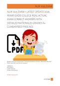 NUR 1025 EXAM 1 LATEST UPDATE 2026  MIAMI DADE COLLEGE REAL ACTUAL  EXAM CORRECT ANSWERS WITH  DETAILED RATIONALES GRADED A&plus;  GUARANTEED PASS ACE 