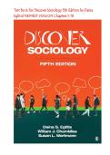 Test Bank for Discover Sociology 5th Edition by Daina Eglitis&vert; Newest Version Chapters 1-18