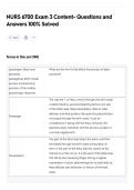 NURS 6700 Exam 3 Content- Questions and Answers 100&percnt; Solved
