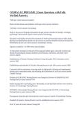 GERIA LEC PRELIMS &vert;&vert; Exam Questions with Fully Verified Answers&period;