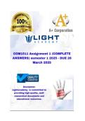 COM1511 Assignment 1 &lpar;COMPLETE ANSWERS&rpar; semester 1 2025 - DUE 26 March 2025&semi; 100&percnt; trusted&comma; comprehensive and complete reliable solution with clear explanation