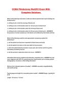 CCMA Phlebotomy Med253 Exam With Complete Solutions 
