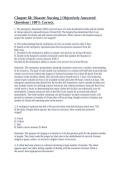 Chapter 68&colon; Disaster Nursing &vert;&vert; Objectively Answered Questions &vert; 100&percnt; Correct&period;