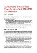 ACHE Board of Governors Exam Practice Test 2026&sol;2027&colon; Elite FACHE Prep Protocol