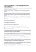 DISASTER NURSING &vert;&vert; QUESTIONS & ANSWERS&semi; 100&percnt; CORRECT&period;