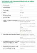 WGU Nutrition D440 Comprehensive Study Guide for Objective Assessment Success