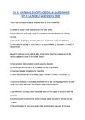 CH 6&colon; NURSING SHORTAGE EXAM QUESTIONS WITH CORRECT ANSWERS 2026