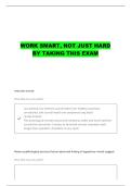 QUIZ 2 NSG 625 QUESTIONS AND CORRECT ANSWERS