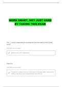 NSG 625 ADVANCED HEALTH ASSESSMENT QUIZ 1 QUESTIONS AND CORRECT ANSWERS