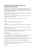 Disaster Nursing pt&period; 1 &lpar;Prelim&rpar; Questions with Guaranteed Correct Answers&period;