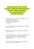 PUR 3000 EXAM 1 STUDY GUIDE  2026&sol;2027 COMPLETE QUESTIONS WITH  VERIFIED CORRECT ANSWERS &vert;&vert;  100&percnt; GUARANTEED PASS  <NEWEST VERSION> 