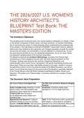 Exam Mastery Guide&colon; Through Women&rsquo;s Eyes 6th Edition &lpar;DuBois&rpar; &vert; U&period;S&period; Women's History Test Bank & 55 High-Fidelity Scenarios &lpar;2026&sol;2027 Edition&rpar;