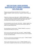 NUR 326 EXAM 2 GERO NURSING QUESTIONS WITH CORRECT ANSWERS 100&percnt; PASS 2026