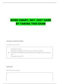 QUIZ 3 NSG 625 QUESTIONS AND CORRECT ANSWERS